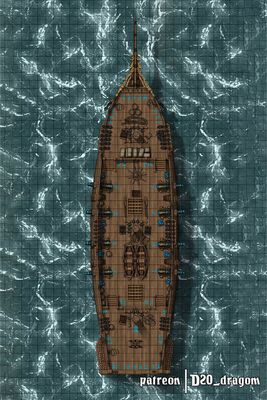 Carte 649, carte de JDR — battlemap pour Roll20 et Foundry VTT
