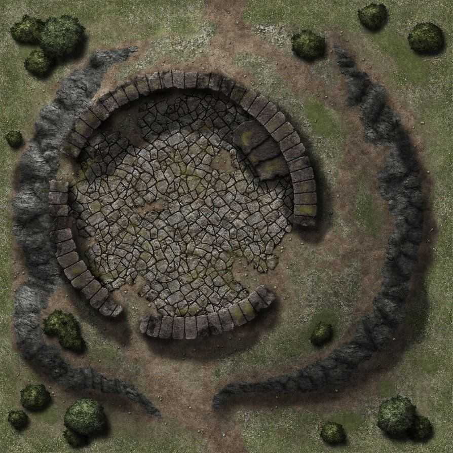 Carte 66, carte de JDR — battlemap pour Roll20 et Foundry VTT
