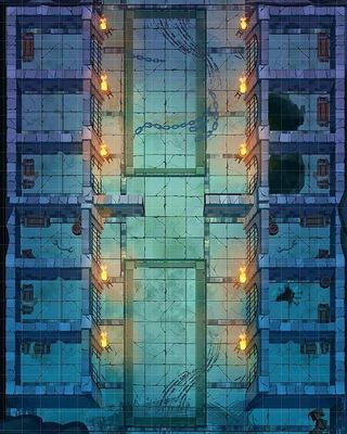 Carte 662, carte de JDR — battlemap pour Roll20 et Foundry VTT