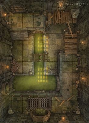 Carte 678, carte de JDR — battlemap pour Roll20 et Foundry VTT