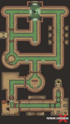Carte 681, carte de JDR — battlemap pour Roll20 et Foundry VTT
