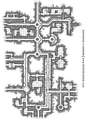 Carte 682, carte de JDR — battlemap pour Roll20 et Foundry VTT