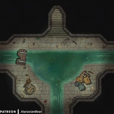 Carte 683, carte de JDR — battlemap pour Roll20 et Foundry VTT