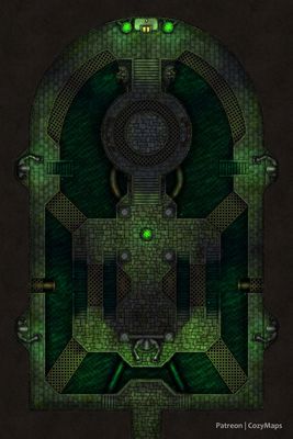 Carte 685, carte de JDR — battlemap pour Roll20 et Foundry VTT
