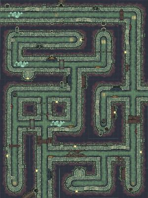 Carte 686, carte de JDR — battlemap pour Roll20 et Foundry VTT