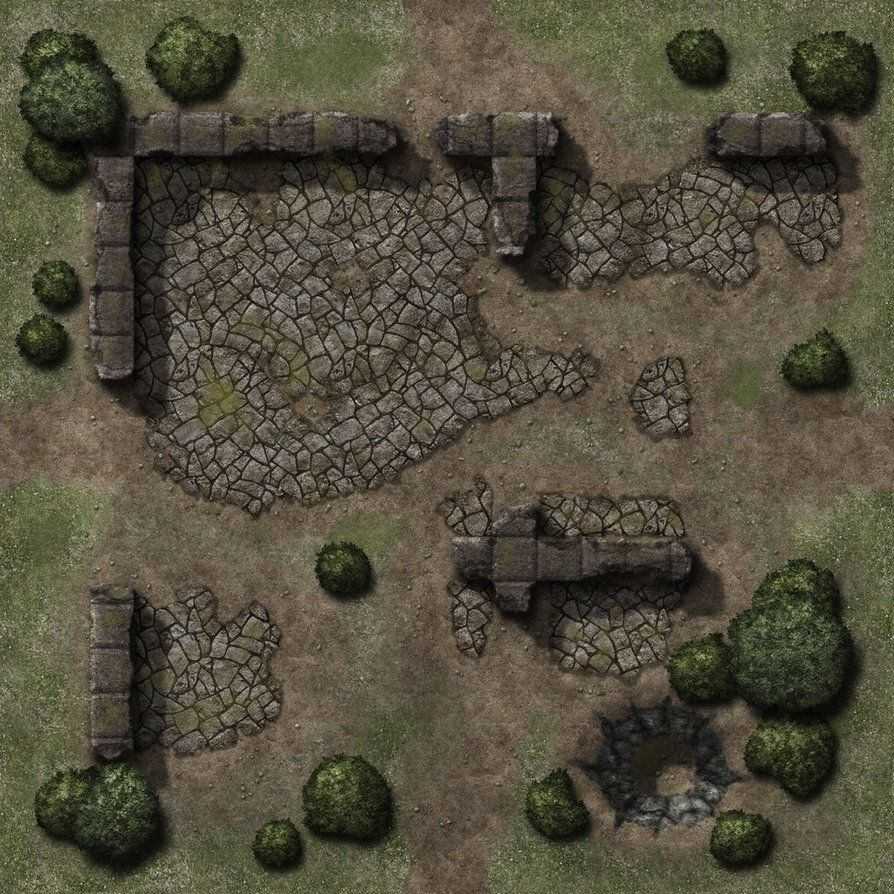 Carte 69, carte de JDR — battlemap pour Roll20 et Foundry VTT
