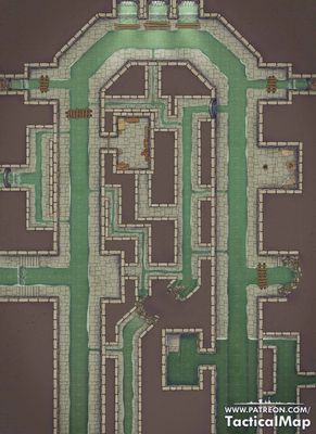Carte 692, carte de JDR — battlemap pour Roll20 et Foundry VTT