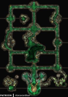 Carte 693, carte de JDR — battlemap pour Roll20 et Foundry VTT