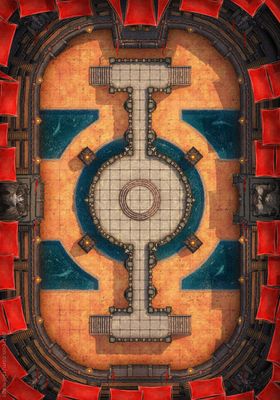 Carte 702, carte de JDR — battlemap pour Roll20 et Foundry VTT