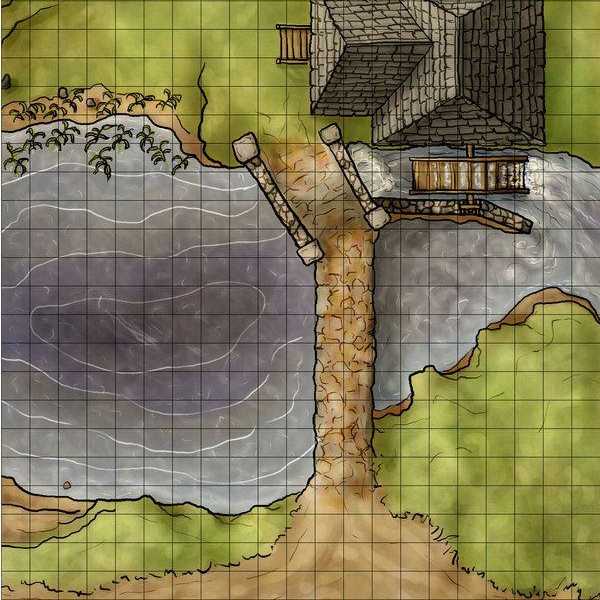 Carte 71, carte de JDR — battlemap pour Roll20 et Foundry VTT