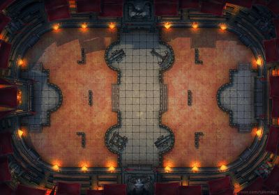 Carte 712, carte de JDR — battlemap pour Roll20 et Foundry VTT