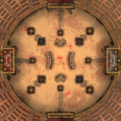 Carte 715, carte de JDR — battlemap pour Roll20 et Foundry VTT