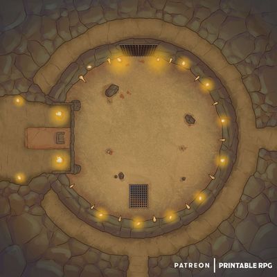Carte 718, carte de JDR — battlemap pour Roll20 et Foundry VTT