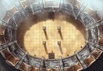 Carte 723, carte de JDR — battlemap pour Roll20 et Foundry VTT