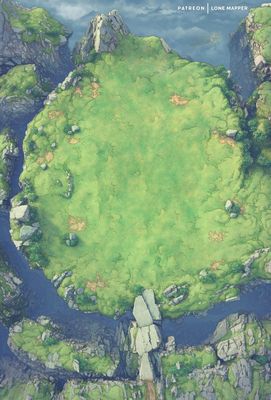 Carte 726, carte de JDR — battlemap pour Roll20 et Foundry VTT