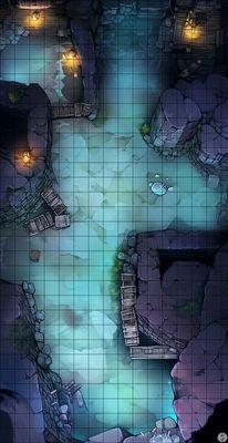 Carte 728, carte de JDR — battlemap pour Roll20 et Foundry VTT