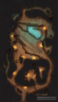Carte 731, carte de JDR — battlemap pour Roll20 et Foundry VTT