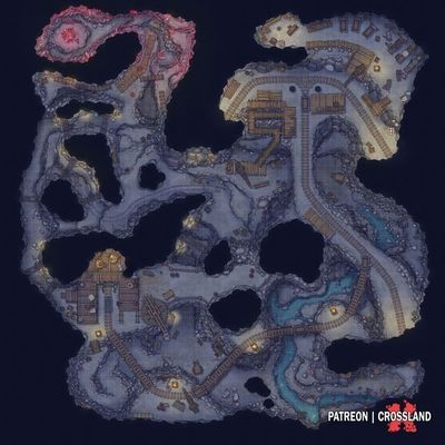 Carte 736, carte de JDR — battlemap pour Roll20 et Foundry VTT