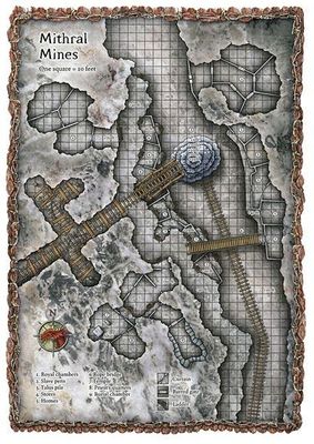 Carte 747, carte de JDR — battlemap pour Roll20 et Foundry VTT