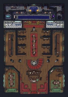 Carte 764, carte de JDR — battlemap pour Roll20 et Foundry VTT