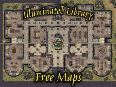 Carte 771, carte de JDR — battlemap pour Roll20 et Foundry VTT