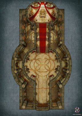 Carte 777, carte de JDR — battlemap pour Roll20 et Foundry VTT