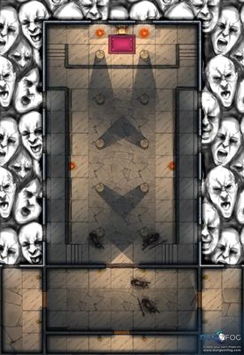 Carte 797, carte de JDR — battlemap pour Roll20 et Foundry VTT