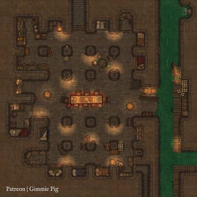 Carte 803, carte de JDR — battlemap pour Roll20 et Foundry VTT