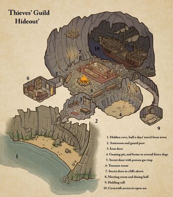 Carte 804, carte de JDR — battlemap pour Roll20 et Foundry VTT