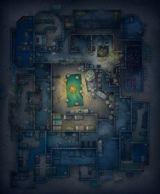 Carte 806, carte de JDR — battlemap pour Roll20 et Foundry VTT