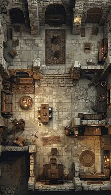 Carte 809, carte de JDR — battlemap pour Roll20 et Foundry VTT