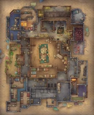 Carte 810, carte de JDR — battlemap pour Roll20 et Foundry VTT