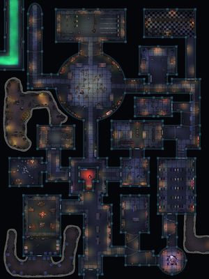 Carte 812, carte de JDR — battlemap pour Roll20 et Foundry VTT