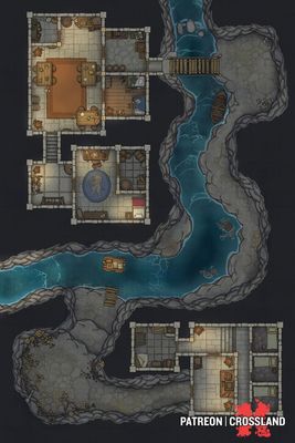 Carte 816, carte de JDR — battlemap pour Roll20 et Foundry VTT