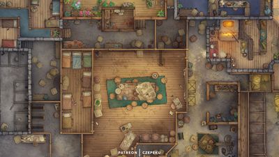 Carte 817, carte de JDR — battlemap pour Roll20 et Foundry VTT