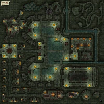 Carte 820, carte de JDR — battlemap pour Roll20 et Foundry VTT