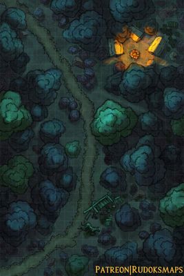 Carte 826, carte de JDR — battlemap pour Roll20 et Foundry VTT