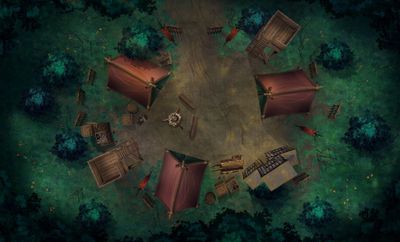 Carte 833, carte de JDR — battlemap pour Roll20 et Foundry VTT