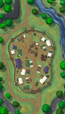 Carte 836, carte de JDR — battlemap pour Roll20 et Foundry VTT