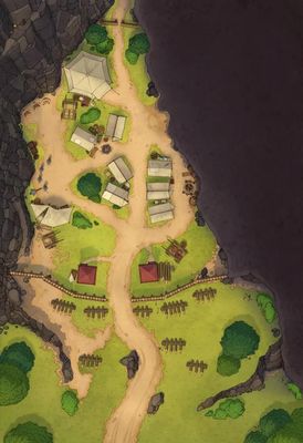 Carte 842, carte de JDR — battlemap pour Roll20 et Foundry VTT