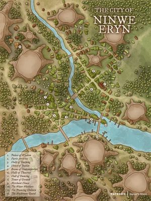 Carte 849, carte de JDR — battlemap pour Roll20 et Foundry VTT