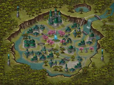 Carte 860, carte de JDR — battlemap pour Roll20 et Foundry VTT