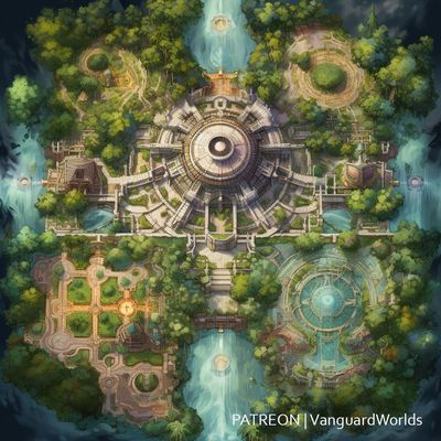 Carte 863, carte de JDR — battlemap pour Roll20 et Foundry VTT