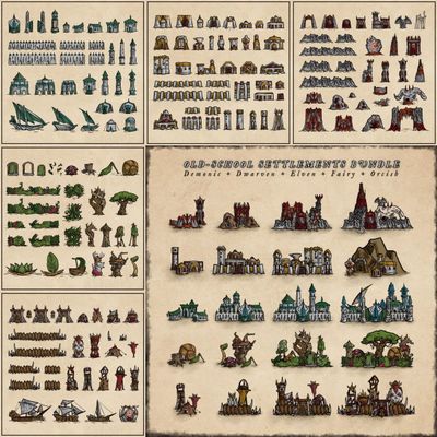 Carte 867, carte de JDR — battlemap pour Roll20 et Foundry VTT