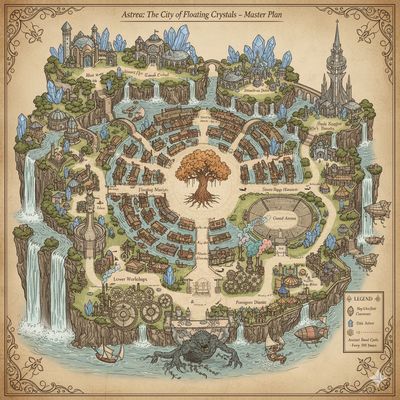 Carte 869, carte de JDR — battlemap pour Roll20 et Foundry VTT