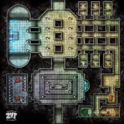 Carte 877, carte de JDR — battlemap pour Roll20 et Foundry VTT