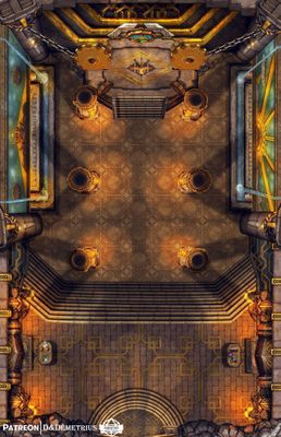 Carte 879, carte de JDR — battlemap pour Roll20 et Foundry VTT
