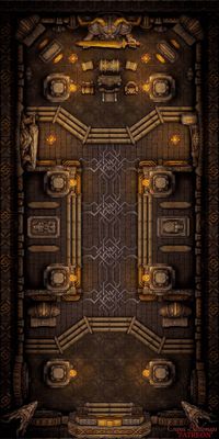 Carte 880, carte de JDR — battlemap pour Roll20 et Foundry VTT