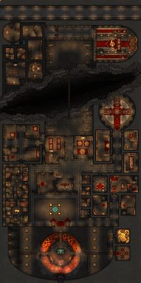 Carte 881, carte de JDR — battlemap pour Roll20 et Foundry VTT