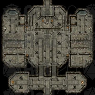 Carte 885, carte de JDR — battlemap pour Roll20 et Foundry VTT